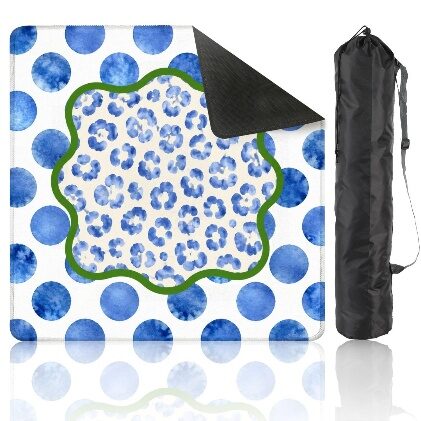 Mahjong table mat collection in pastel prints